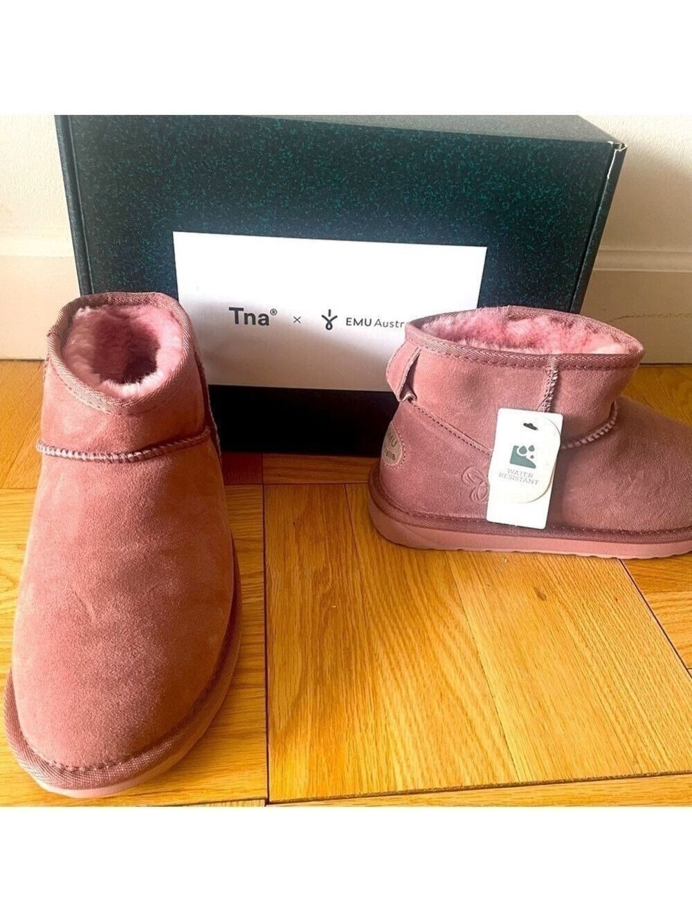TNA Emu Australia Aritzia  Micro Boots Blush Pink Size 7